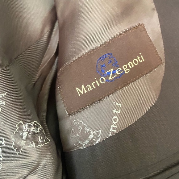 Brown Blazer Men’s Mario Zegnoti Bemberg Chest 38” - Picture 9 of 12